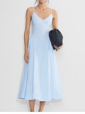 Aritzia Babaton Blue Midi Dress